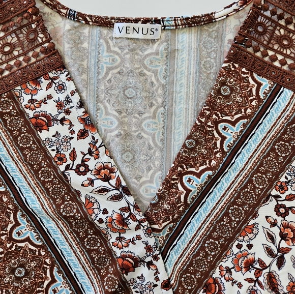 Venus Surplice Blouse with Faux Tie - Picture 7 of 11